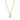 Marguerit collier 11 mm - Forgyldt fra Lund Copenhagen