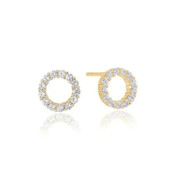 Biella Uno Piccolo Ørestikker - Forgyldt fra Sif Jakobs Jewellery