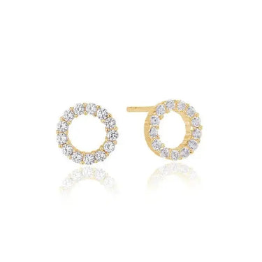Biella Uno Piccolo Ørestikker - Forgyldt fra Sif Jakobs Jewellery