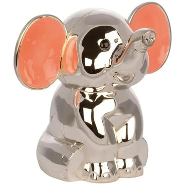 Elefant sparebøsse - Forkromet fra Noa Kids