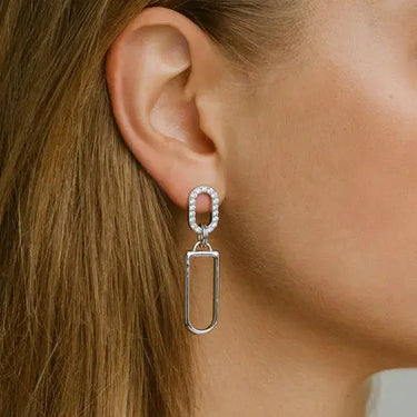 Capizzi Lungo Grande øreringe - Sølv fra Sif Jakobs Jewellery