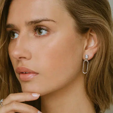 Roccanova Lungo øreringe - Sølv fra Sif Jakobs Jewellery