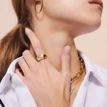 Ferrara Ardito Pianura Ring - Forgyldt fra Sif Jakobs Jewellery