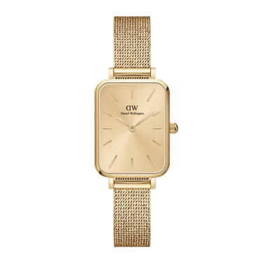 Quadro Pressed Unitone 20x26 mm - Guld fra Daniel Wellington