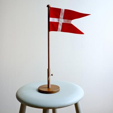 Flagstang 39 cm - Træ