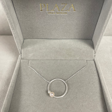 Pearl Twin Halskæde - Sølv fra Lush Lush Jewelry