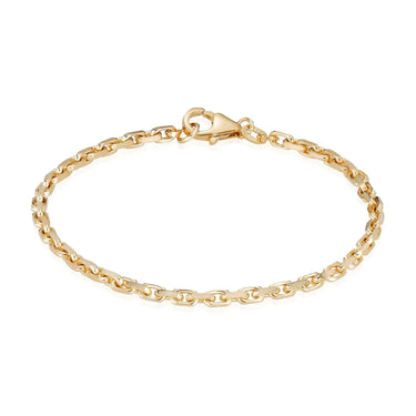 Anker Facet Armbånd 1,1/18,5 - 8 kt. Guld fra Gold Essentials by Plaza