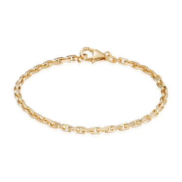Anker Facet Armbånd 1,3 - 14 kt. Guld fra Fine Essentials by Plaza