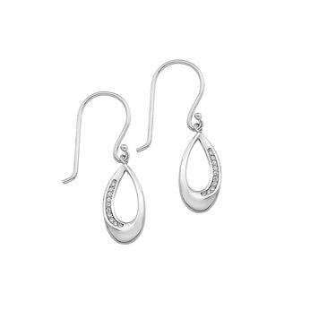 Tear ørestikker - Sølv fra Silver Essentials by Plaza