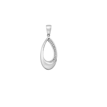 Tear halskæde - Sølv fra Silver Essentials by Plaza