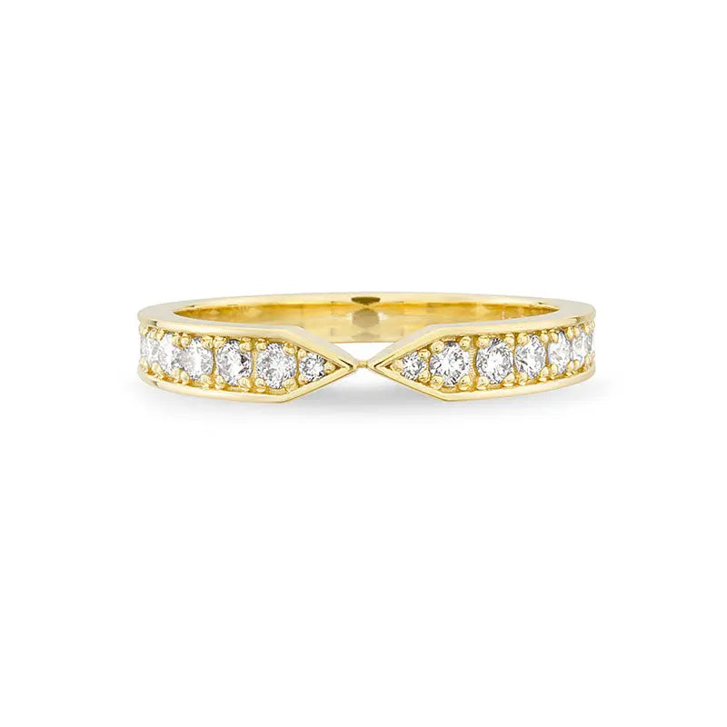 Vielsesring m. 0,40 ct. W-vs - 14kt. fra Nuran
