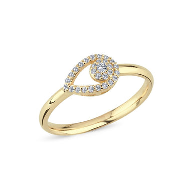 Mira Ring 0,16 ct. - 14 kt. Guld