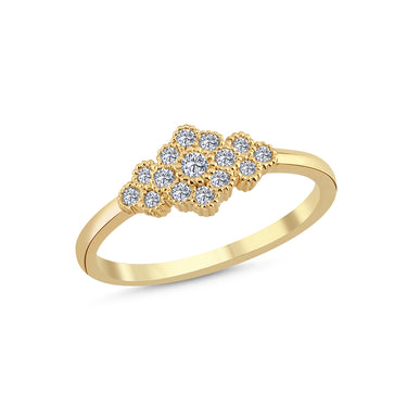 ATHENE Ring m.  0,23ct. - 14 kt. Guld