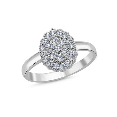 ATHENE Ring m.  0,38ct. - 14 kt. Hvidguld