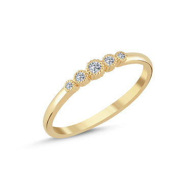 ATHENE Ring m.  0,08ct. - 14 kt. Guld