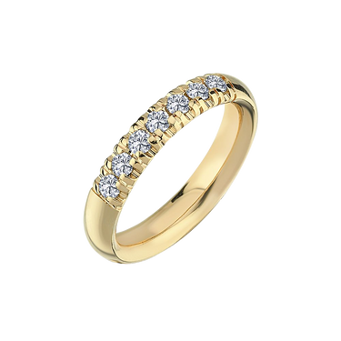 Vielsesring m. 0,35ct. W-vs - 14kt. fra Nuran