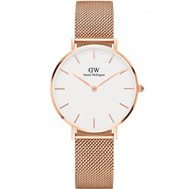 Classic Petite Melrose ur - Rosa Guld/Hvid fra Daniel Wellington