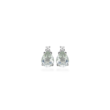 Green Drop Ørestikker - Sølv fra Silver Essentials by Plaza