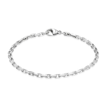 Anker Facet Armbånd 1,10 - 14 kt. Hvidguld