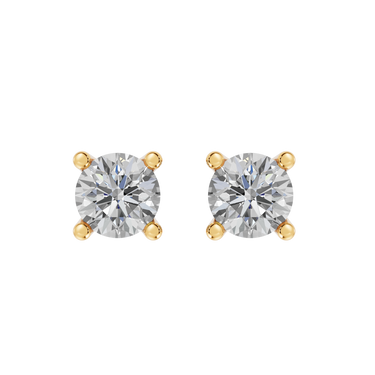 Square 0,60 ct. ørestikker  - 14 kt. Guld
