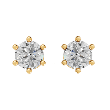 Star 0,40 ct. ørestikker  - 14 kt. Guld
