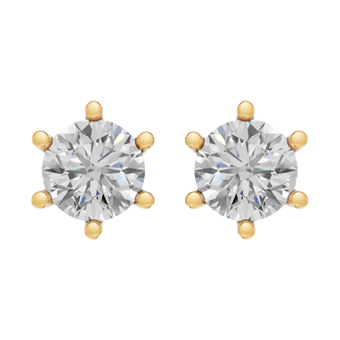 Star 0,60 ct. ørestikker  - 14 kt. Guld