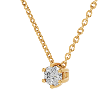 Star 0,15 ct. vedhæng  - 14 kt. Guld