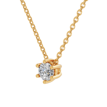 Star 0,20 ct. vedhæng  - 14 kt. Guld