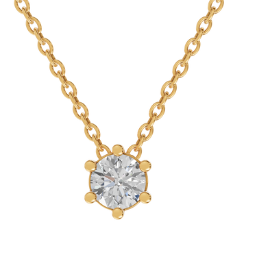 Star 0,25 ct. vedhæng  - 14 kt. Guld