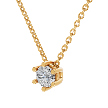 Star 0,25 ct. vedhæng  - 14 kt. Guld
