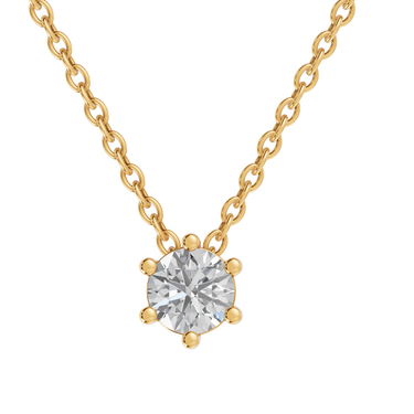 Star 0,30 ct. vedhæng  - 14 kt. Guld