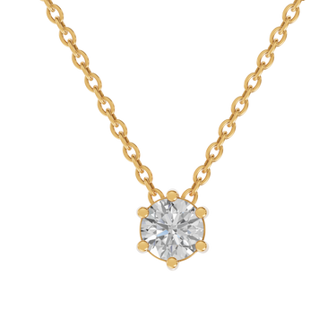 Star 0,40 ct. vedhæng  - 14 kt. Guld