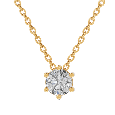 Star 0,50 ct. vedhæng  - 14 kt. Guld