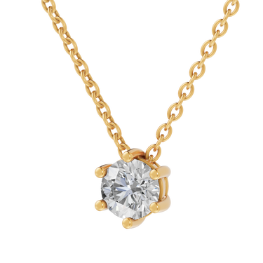 Star 0,50 ct. vedhæng  - 14 kt. Guld