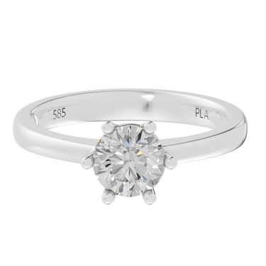 Princess star 1,00 ct ring - 14 kt. Hvidguld