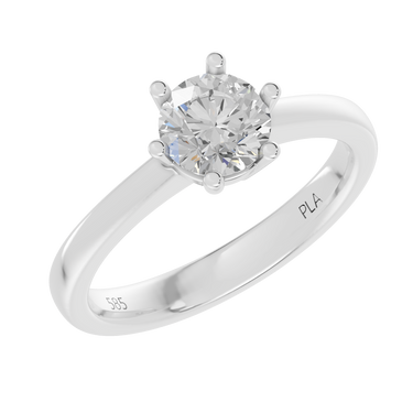 Princess star 1,00 ct ring - 14 kt. Hvidguld