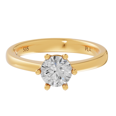 Princess star 1,00 ct ring - 14 kt. Guld