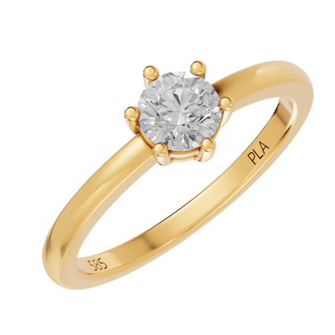 Queen star 0,50 ct ring - 14 kt. Guld
