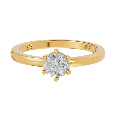 Queen star 0,60 ct ring - 14 kt. Guld