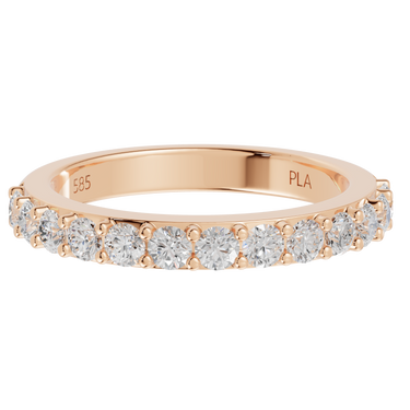 alliance 0,65 ct. ring - 14 kt. Rosaguld