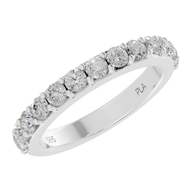 alliance 0,78 ct. ring - 14 kt. Hvidguld