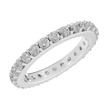 alliance 1,30 ct. ring - 14 kt. Hvidguld