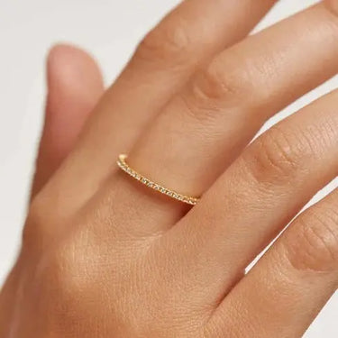 White Essential Ring - Forgyldt fra PDPAOLA