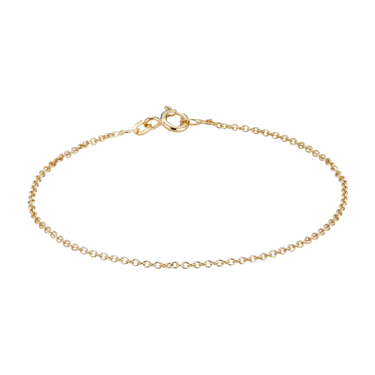 Anker Rund Armbånd 0,6 - 8 kt. Guld fra Gold Essentials by Plaza