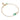Organic Double Circle Armbånd - Forgyldt fra Enamel