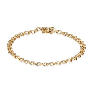 Bismark Armbånd 4,0 - 14 kt. Guld fra Fine Essentials by Plaza