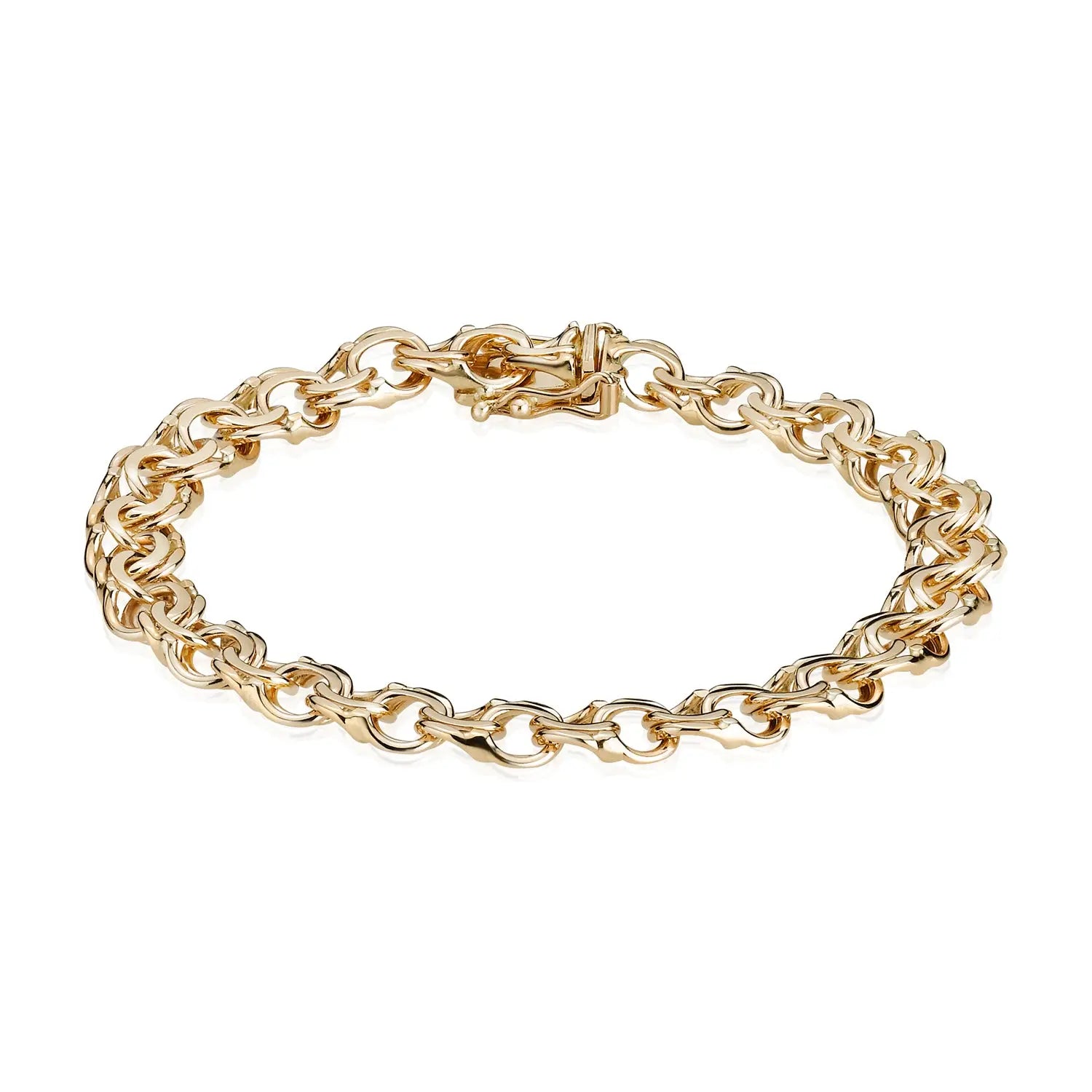 Bismark armbånd 8,5/17,5 - 14 kt. Guld fra Fine Essentials by Plaza