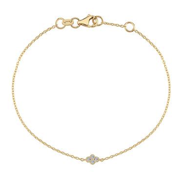 ATHENE Armbånd m.  0,04ct. - 14 kt. Guld