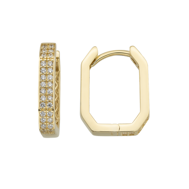 Elegant Creoler - 8 kt. Guld fra Gold Essentials