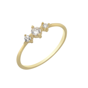 The Tree Ring - 8 kt. Guld fra Gold Essentials